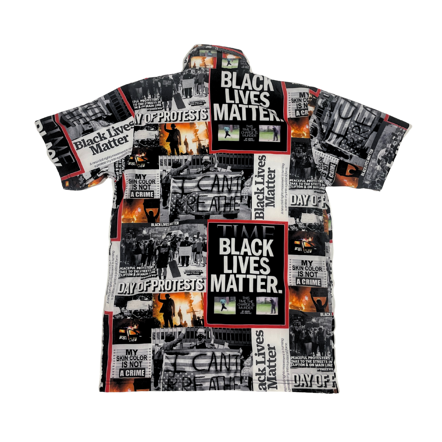 Burning Papers Button Up