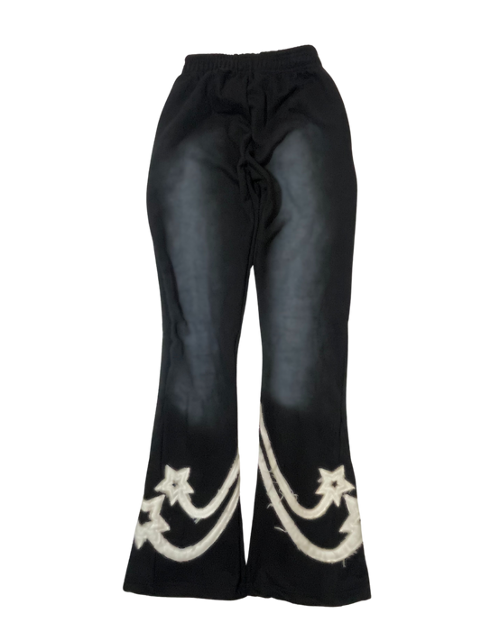Chase Your Dreams Embroidered Stacked Pants
