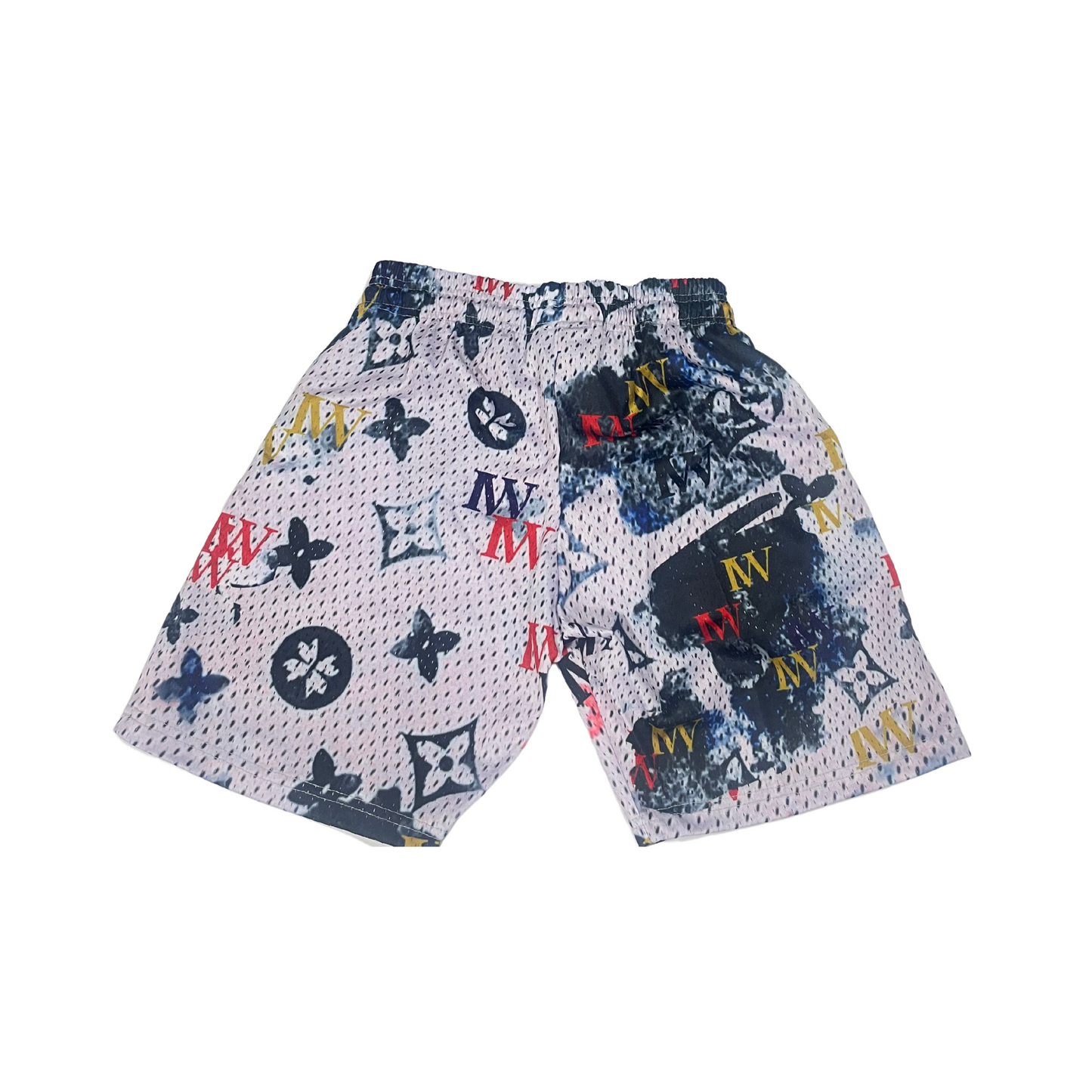 Imperial Graffiti Shorts- White/Multi