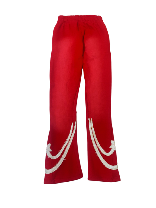 Chase Your Dreams Embroidered Stacked Pants