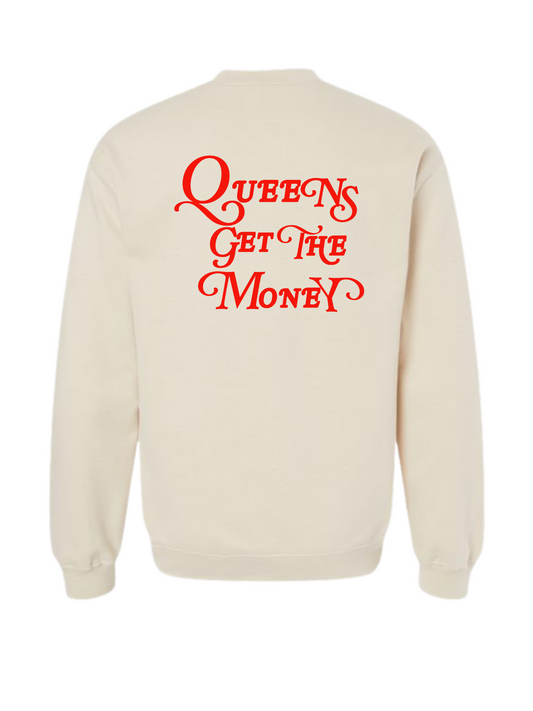 Queens Get The Money- Cream/Red