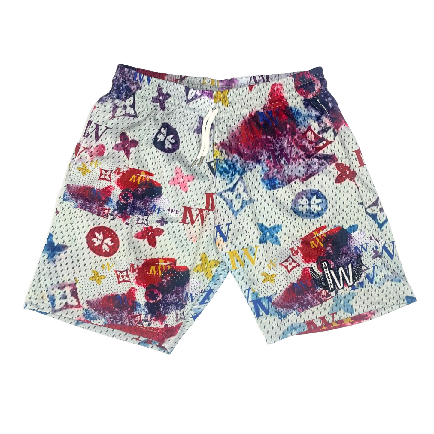 Imperial Graffiti Shorts- Off White/Multi