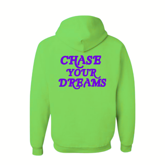 Chase Your Dreams Hoodie- Brown/Purple