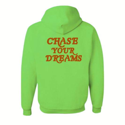 Chase Your Dreams Hoodie- Brown/Orange