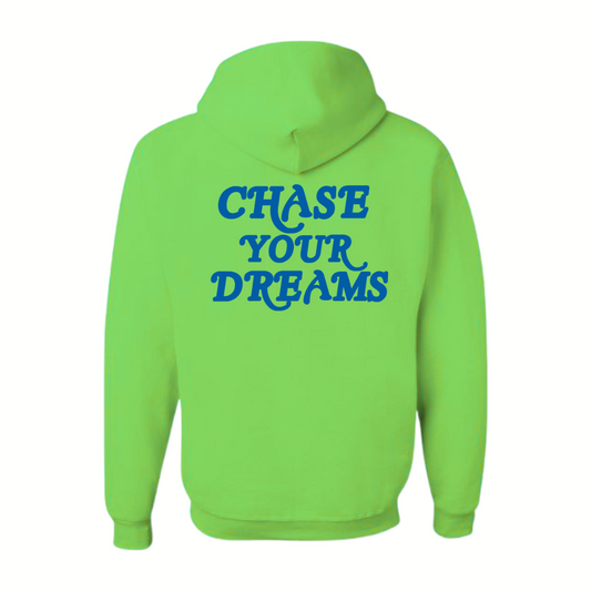 Chase Your Dreams Hoodie- Brown/Blue