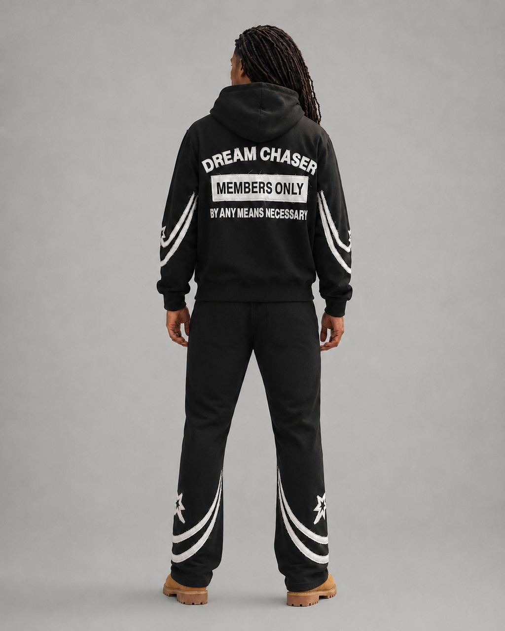 Chase Your Dreams Sweatsuit- Black