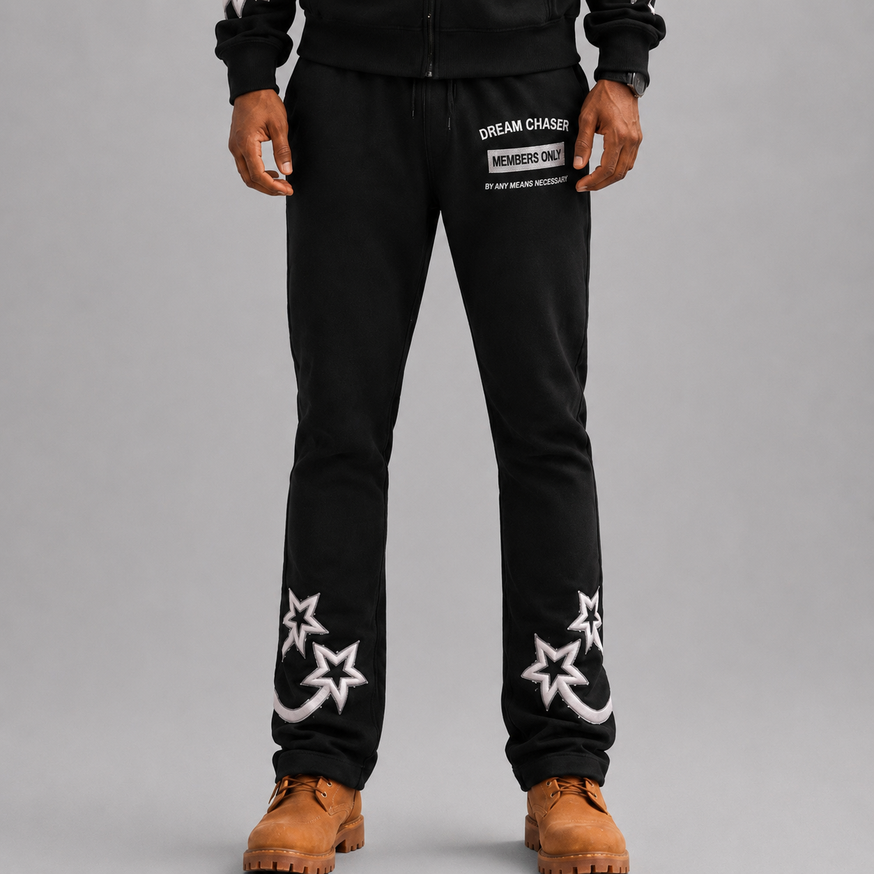 Chase Your Dreams Sweatsuit- Black